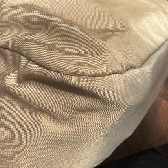 Prada Beige Green Nylon Handbag - Picture 9 of 14